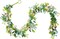 6Ft Easter Garland Easter Egg Decorations Spring Flower Garland for Mantle Easter Gifts Home Party Decor Wall Window Table